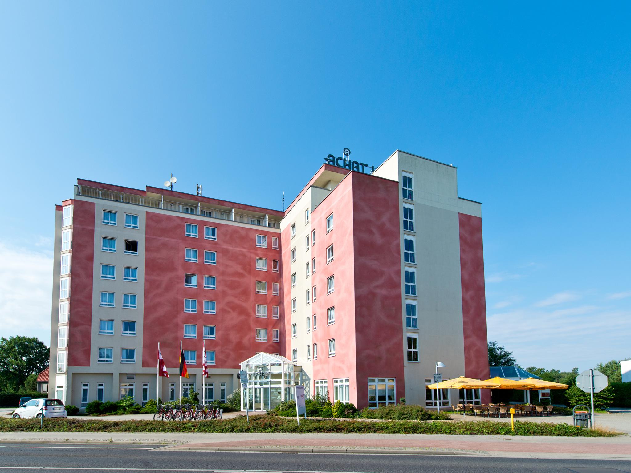 Achat Hotel Schwarzheide Lausitz Exterior foto
